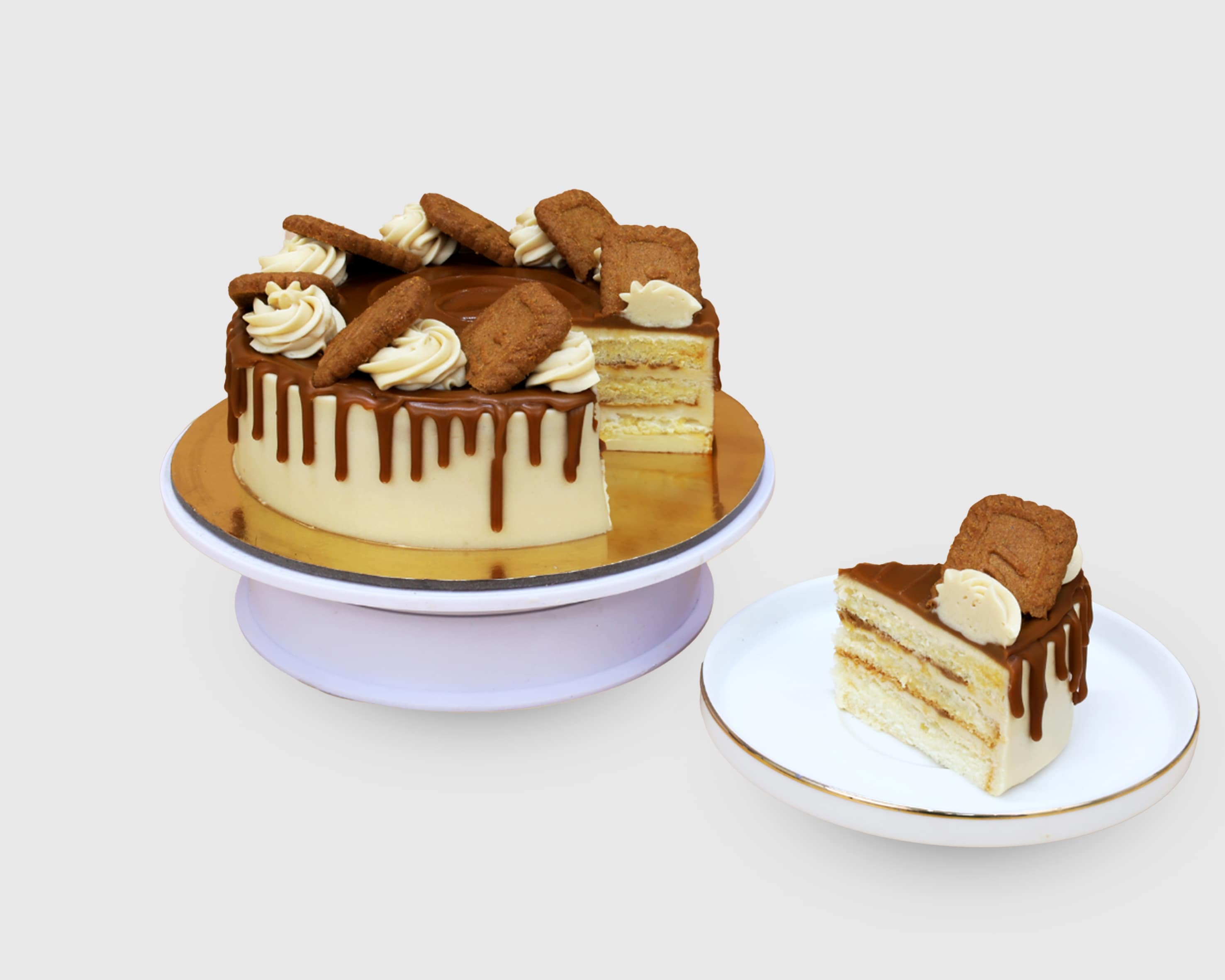 Lotus Biscuff Cake
