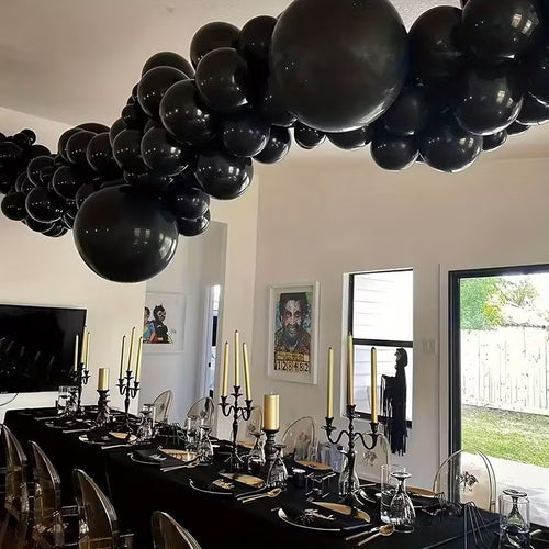 Black Balloon Garland 5Pcs Set