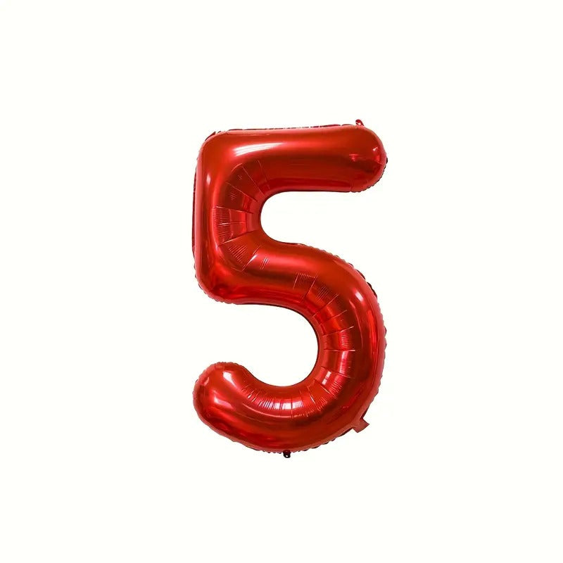 Number 5 Helium Balloon