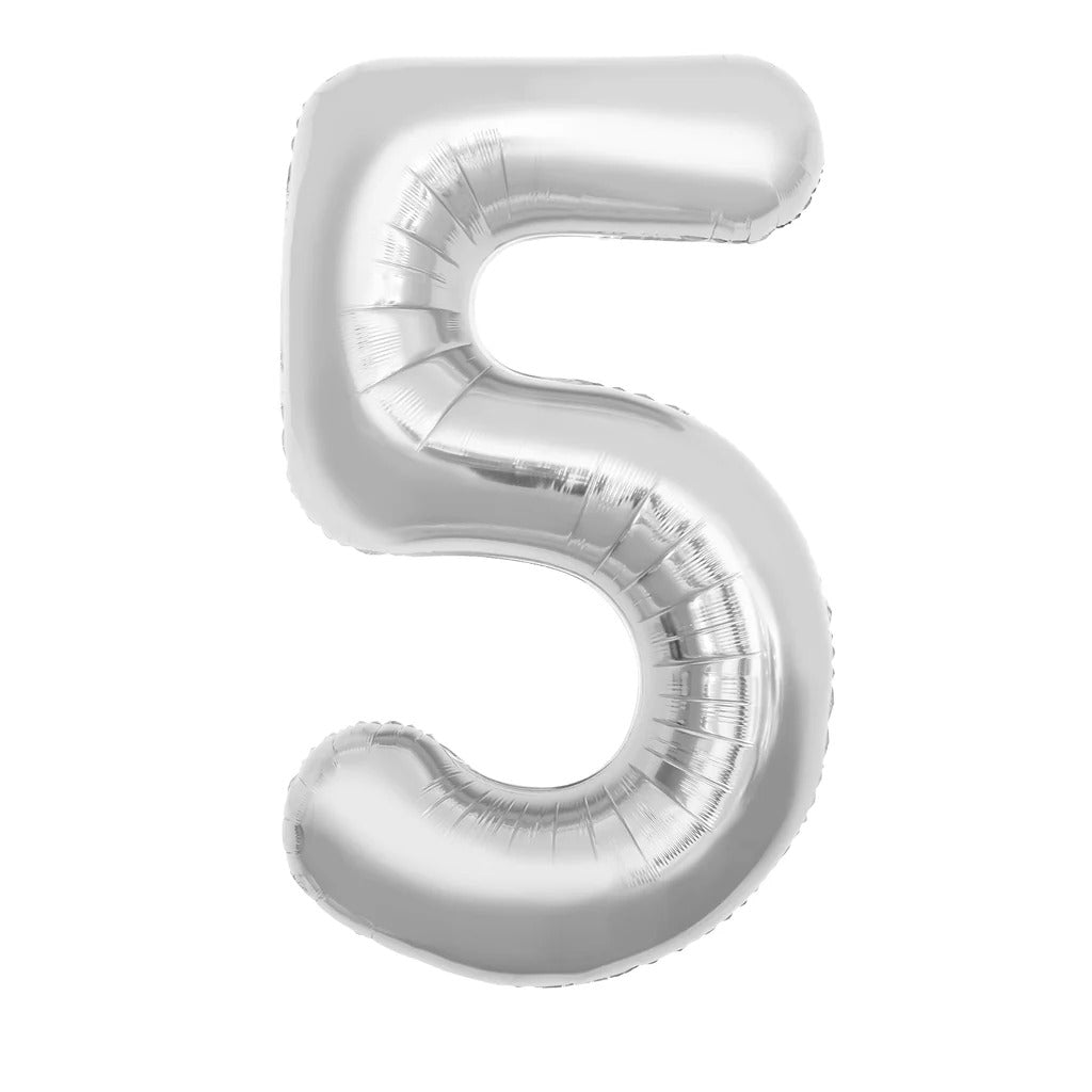 Number 5 Helium Balloon