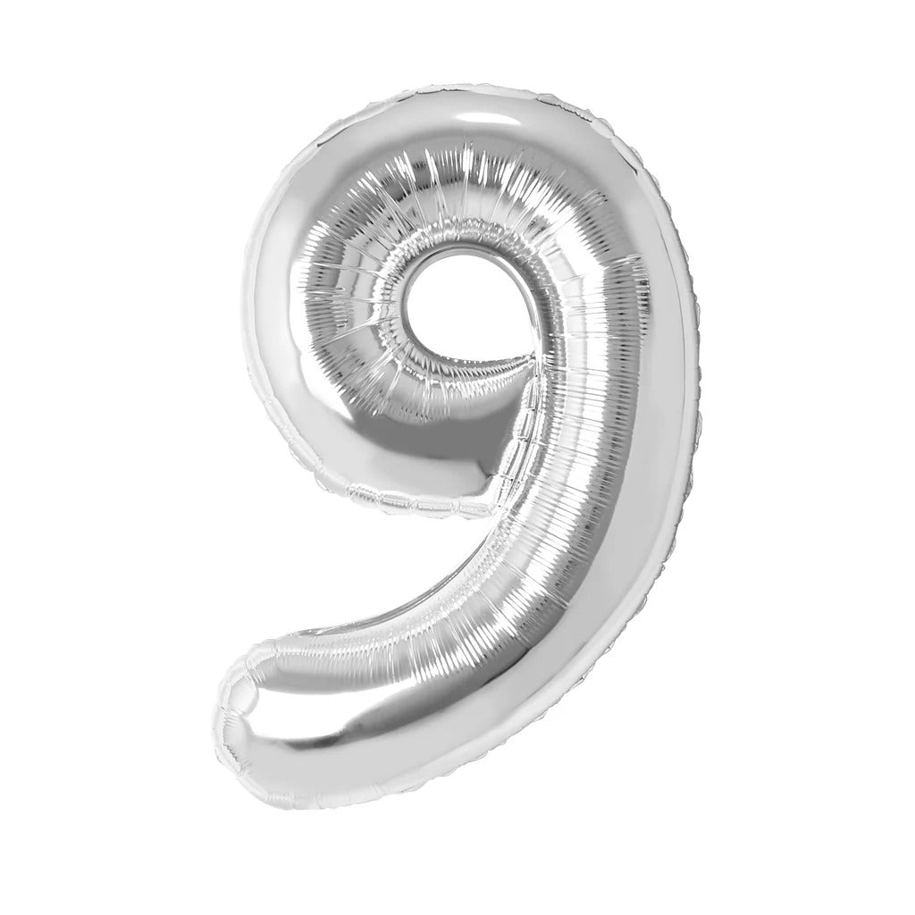 Number 9 Helium Balloon