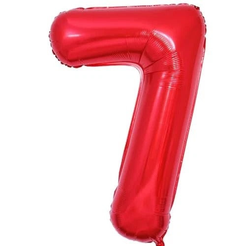 Number 7 Helium Balloon