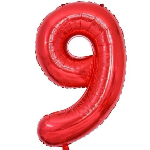 Number 9 Helium Balloon