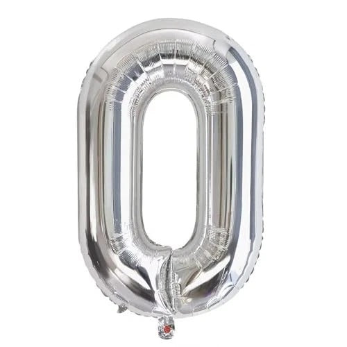 Number 0 Helium Balloon