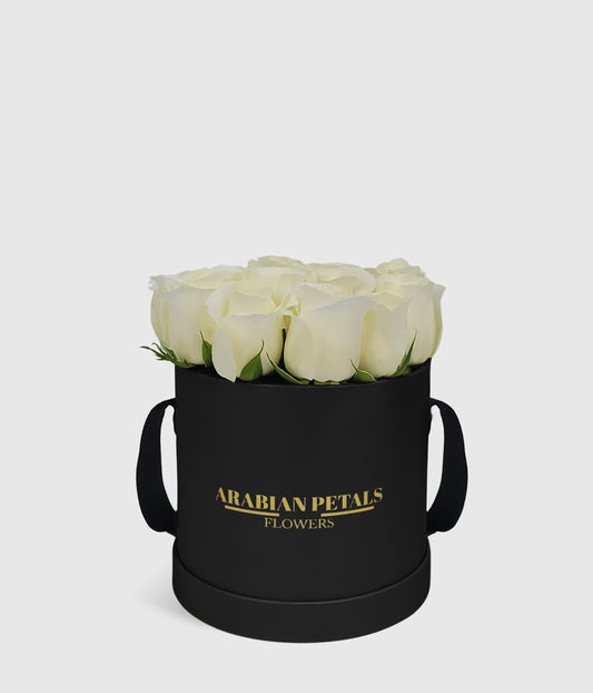 Classic White Roses Medium Box
