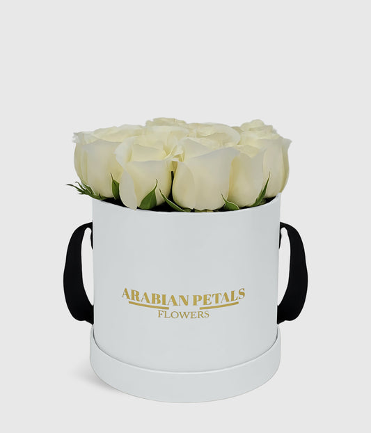 Classic White Roses Large Box