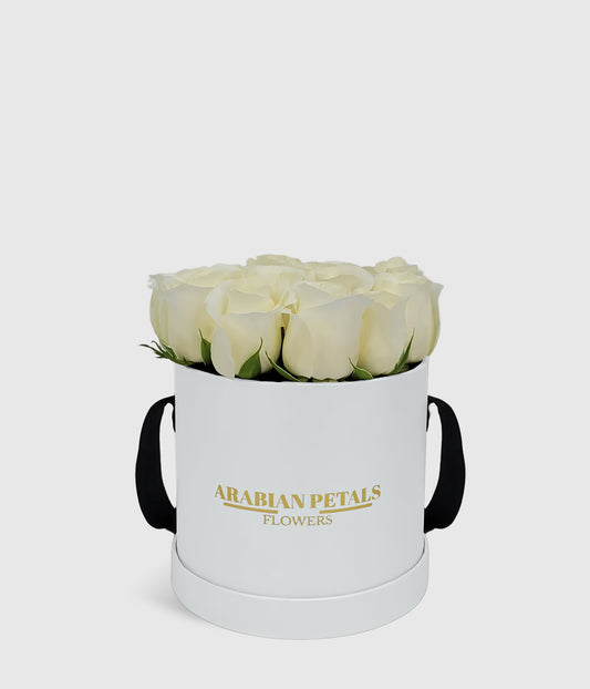 Classic White Roses Medium Box