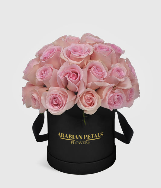 Dome Pink Roses Medum Box
