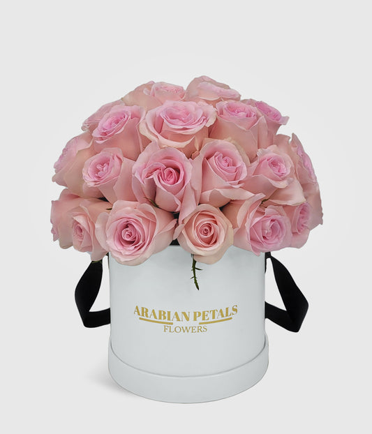 Dome Pink Roses Medum Box