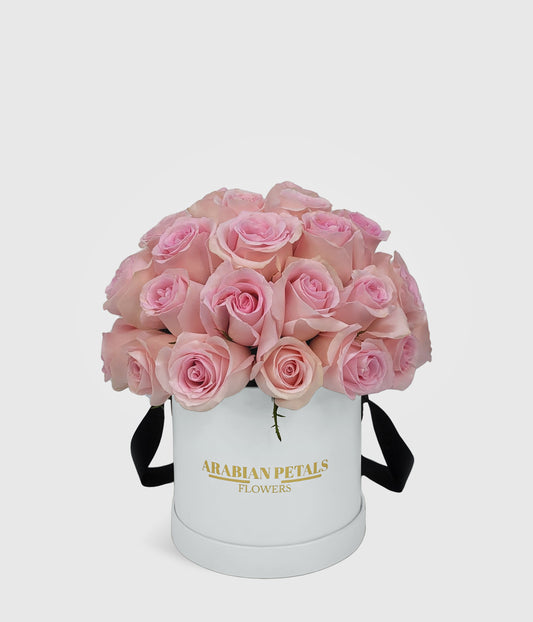 Dome Pink Roses Small Box