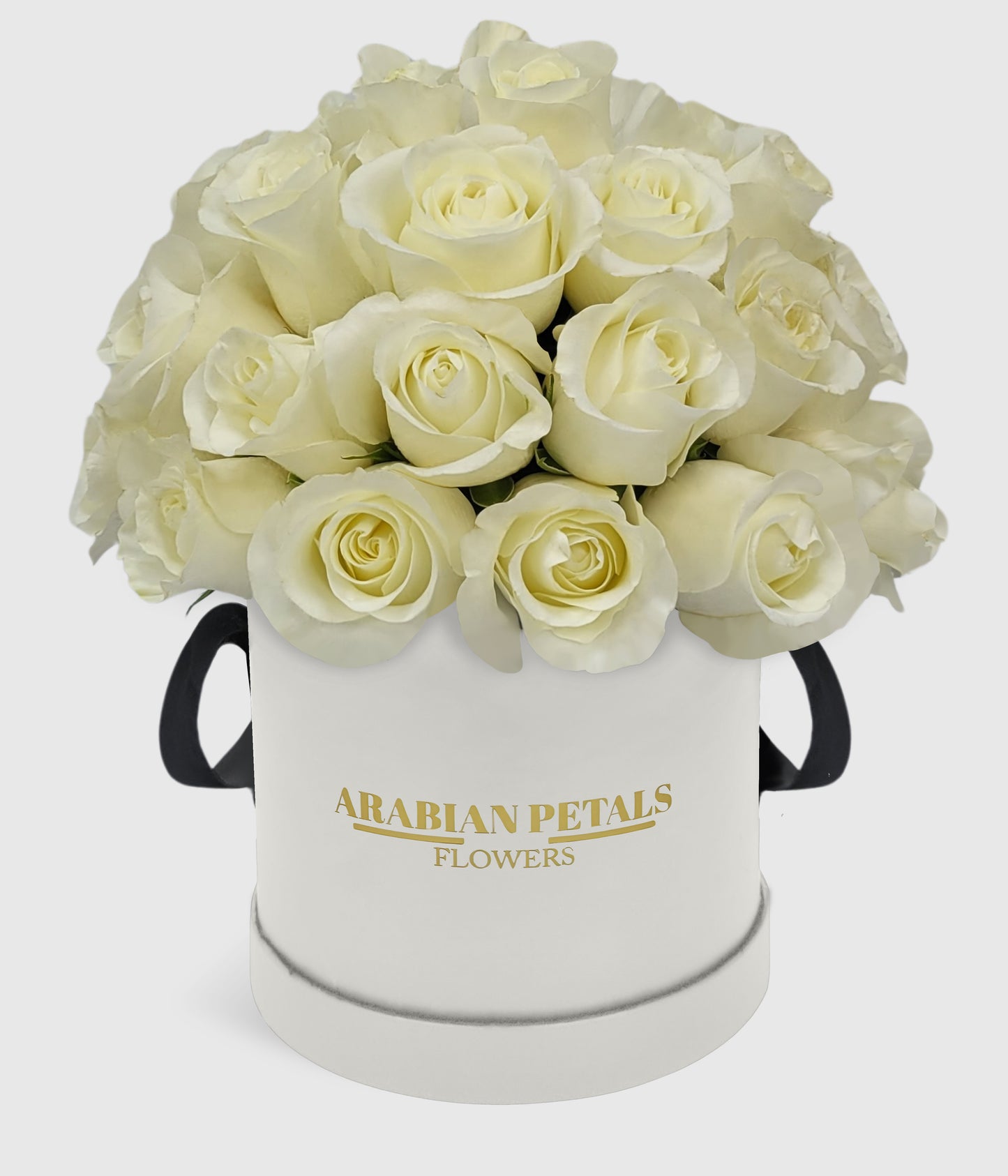 Dome White Roses Large Box