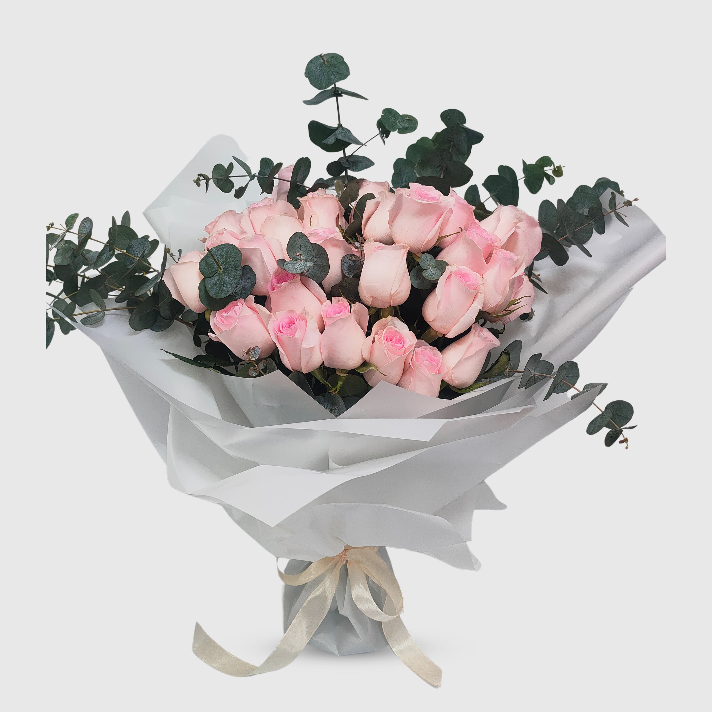 Pink Roses Garden Bunch
