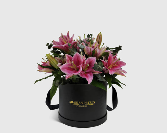 Pink Lily Medium Box