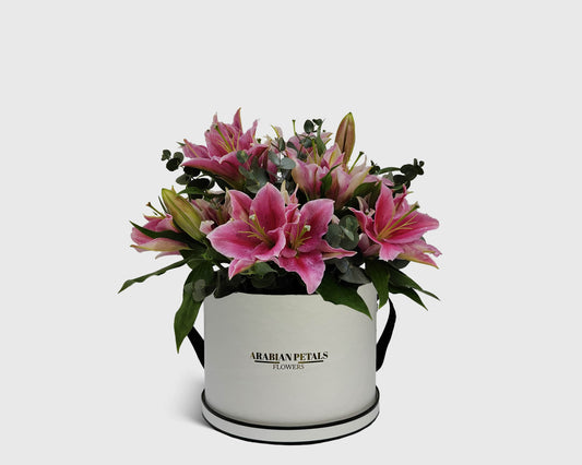 Pink Lily Medium Box