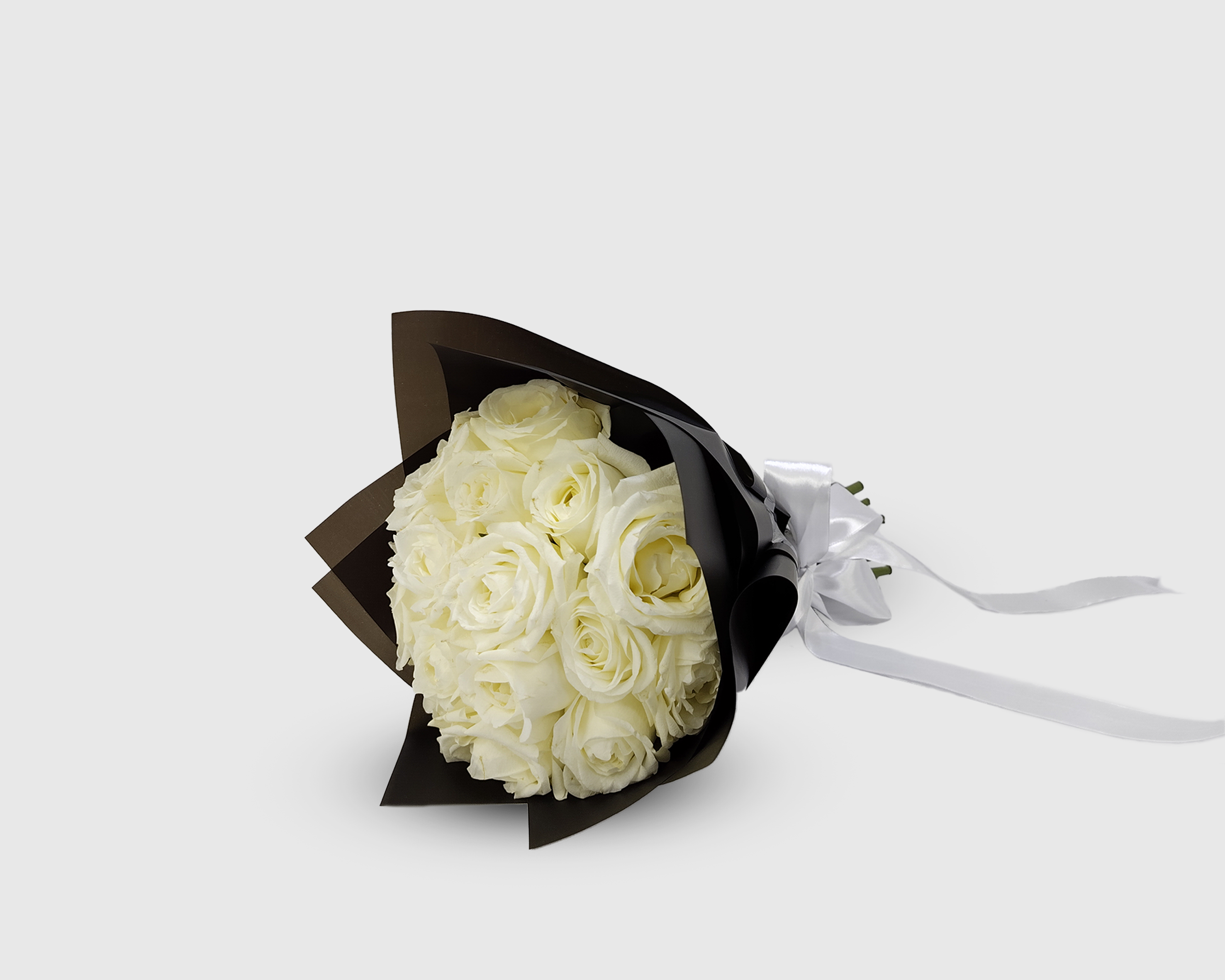 Timeless White Roses Bouqet